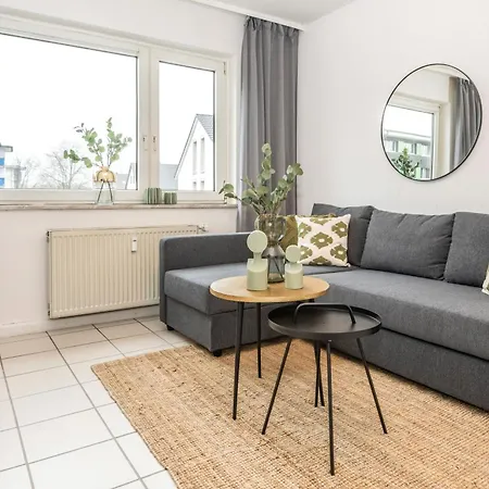 3-zimmer-wohnung Nahe City, Bis 5 Personen, Smarttv, Wifi, Balkon 公寓 埃森